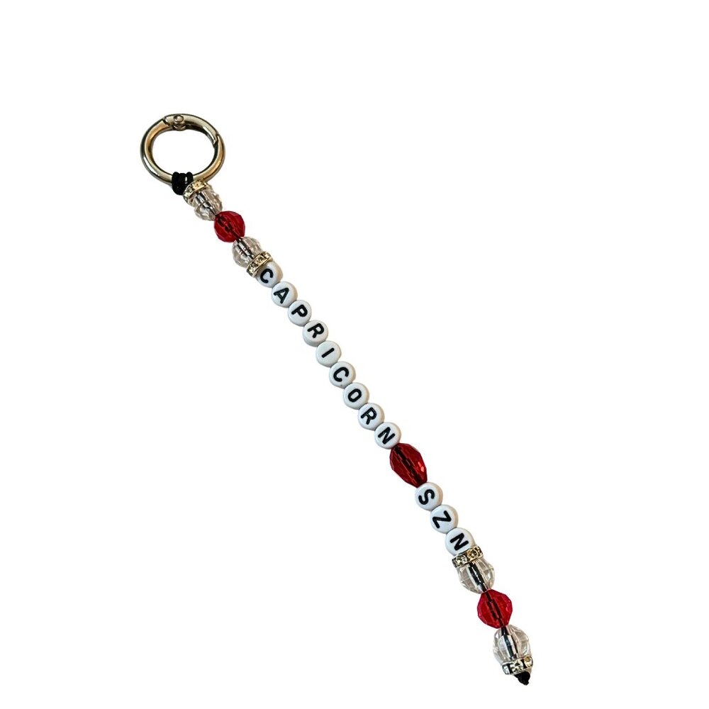 Capricorn Zodiac Mini Bag Charm